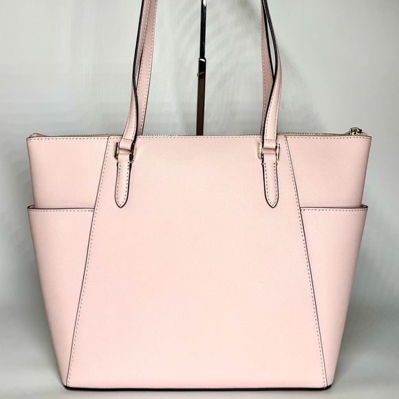 Michael Kors Charlotte Large Leather Top-Zip Tote Bag - Powder Blush - Picture 5 of 10